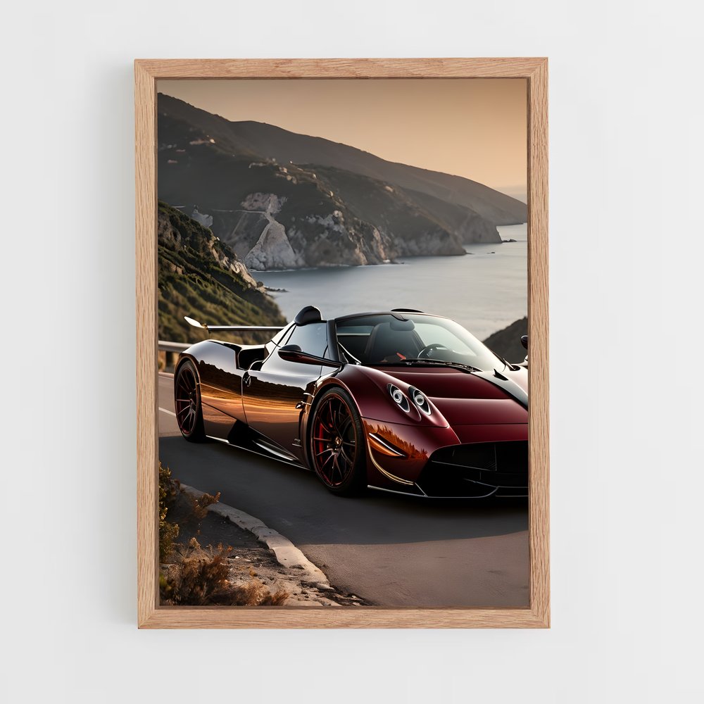 Poster Huayra BC Roadster Éblouissant – affiche Pagani (vue 4)